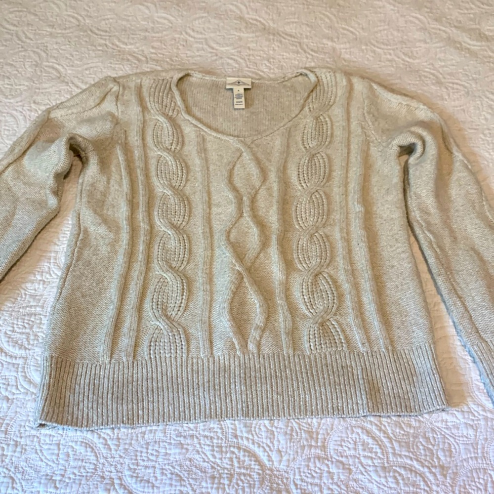 St. John's Bay Pretty Lightweight Cable Sweater